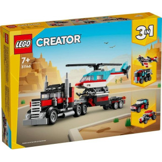 LEGO(R) CREATOR 31146 Ciężarówka z platformą i hel..