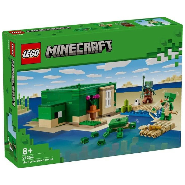 LEGO(R) MINECRAFT 21254 Domek na plaży żółwi
