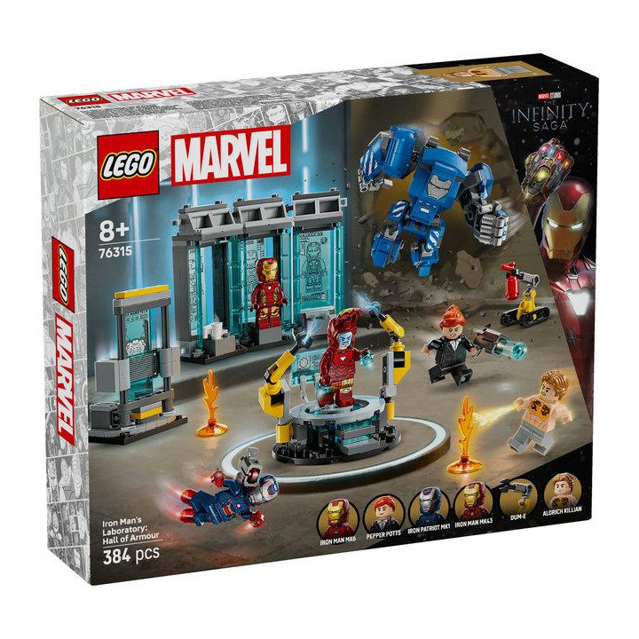 LEGO(R) SUPER HEROES 76315 Laboratorium Iron Mana...