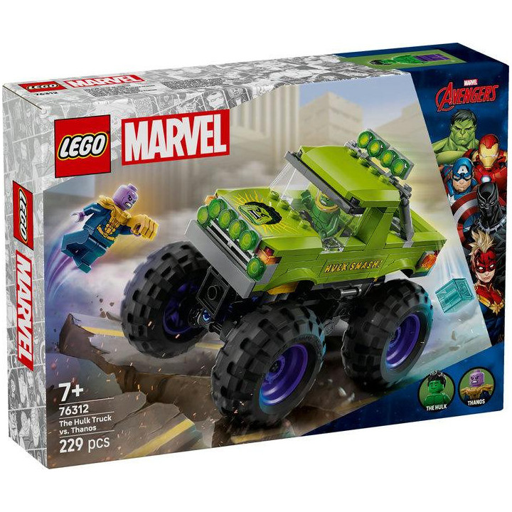 LEGO(R) SUPER HEROES 76312 Monster truck Hulka...