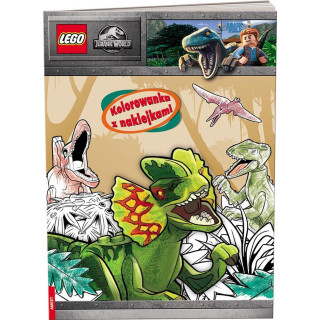 LEGO(R) Jurassic World. Kolorowanka z naklejkami