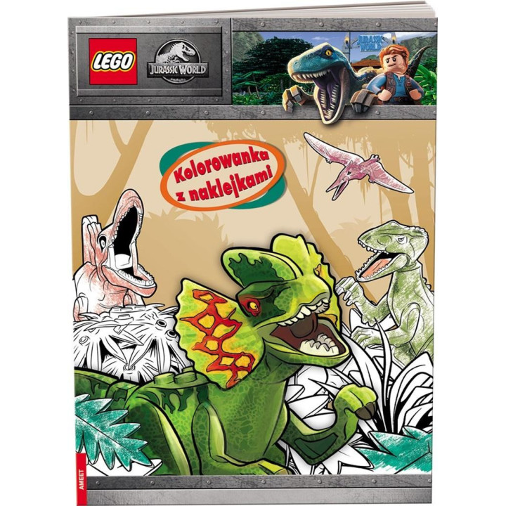 LEGO(R) Jurassic World. Kolorowanka z naklejkami